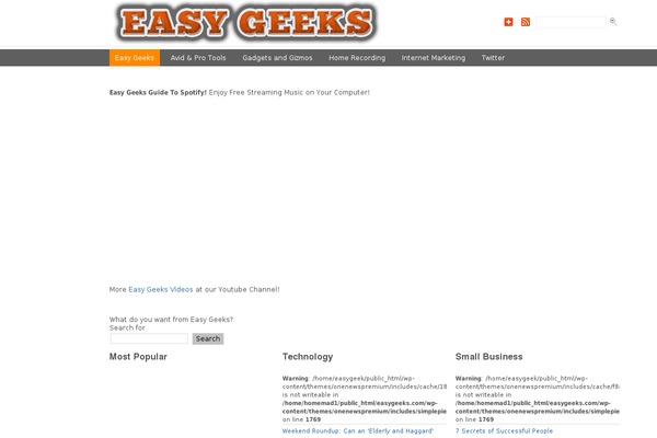Onenews Premium theme site design template sample