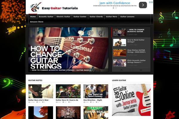 deTube theme site design template sample