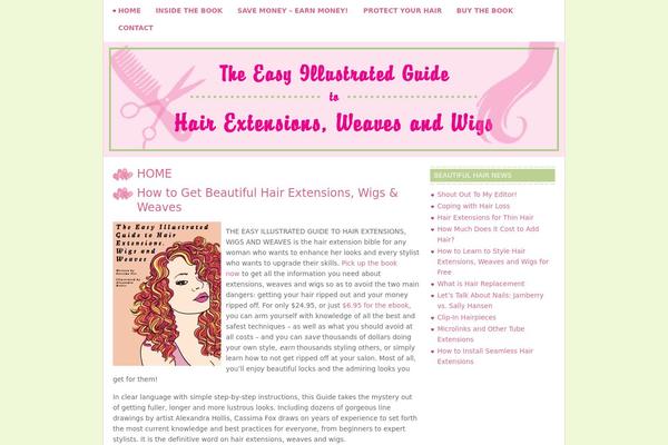 easyhairguide.com site used Pretty