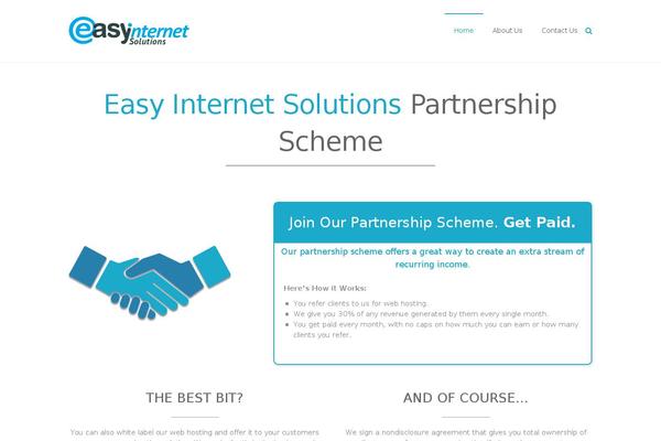 Site using WP Splash Page plugin