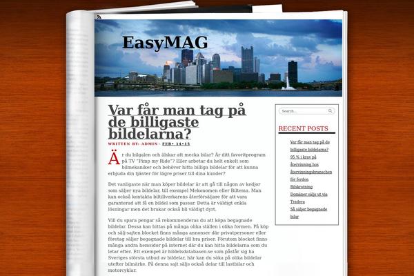 Fresh Ink Magazine theme site design template sample