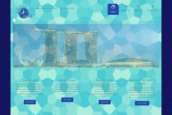 Maestro theme site design template sample