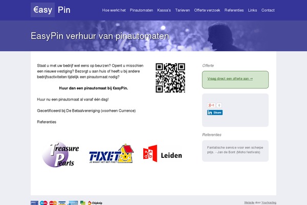 easypinverhuur.nl site used Lubee