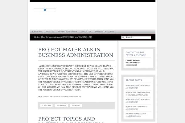 Notebook theme site design template sample