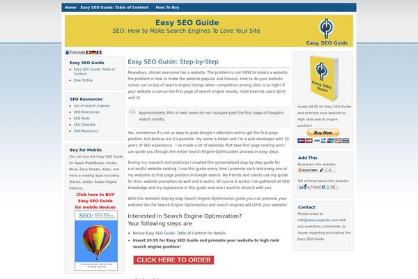 easyseoguide.com site used Cognoblue