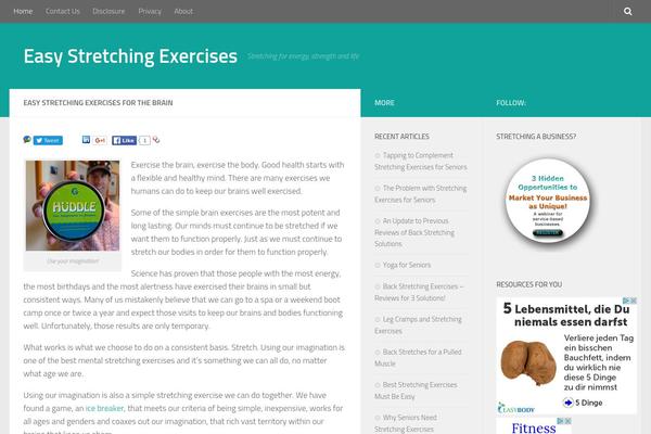 Hueman theme site design template sample