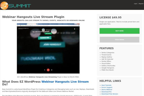 easysummit.com site used Responsive