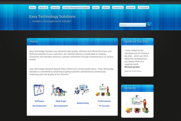 easytechsol.com site used Bloxy Two