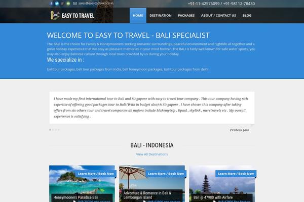 Tour Package v.2.1 theme site design template sample