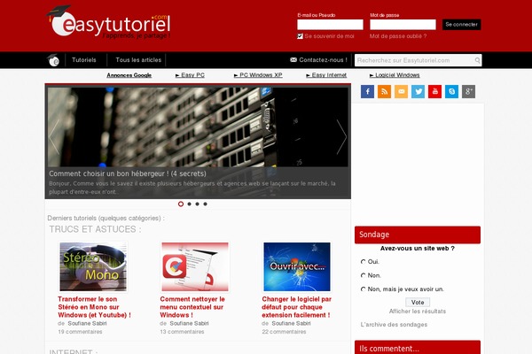 easytutoriel.com site used Easytutoriel
