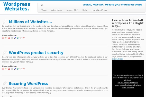 Customizr theme site design template sample