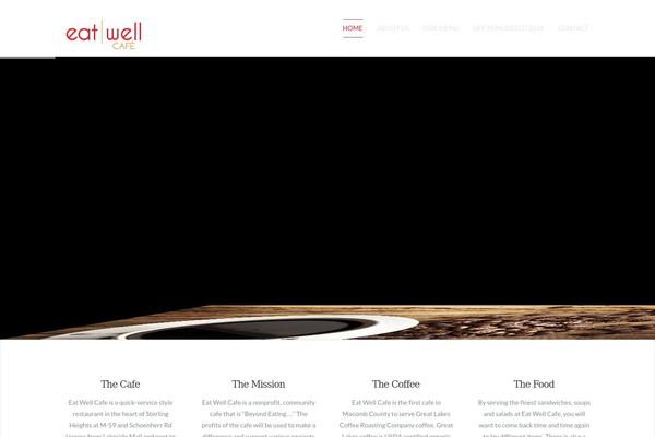 Food theme site design template sample