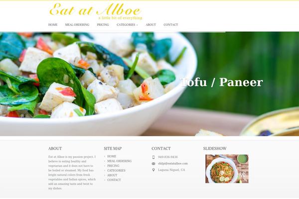 Terra theme site design template sample
