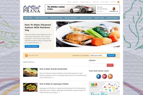 Catch Flames theme site design template sample