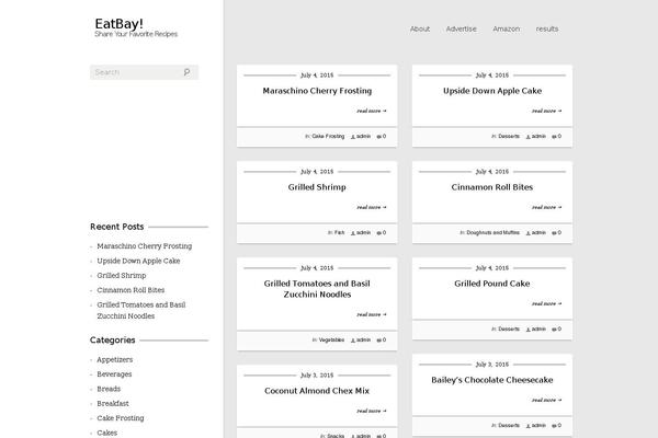 CookingPress theme site design template sample