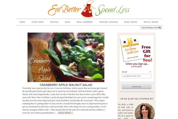 Foodie theme site design template sample