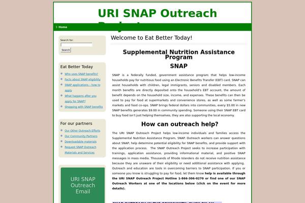 eatbettertoday.com site used Ebt