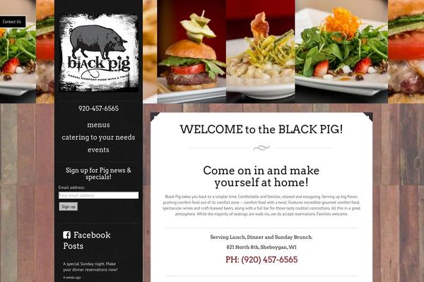 Eatery theme site design template sample