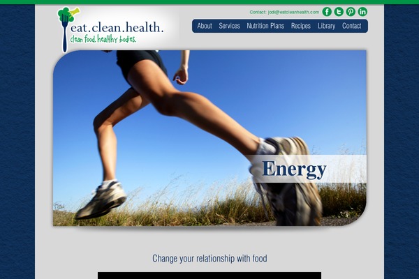 Eat theme site design template sample