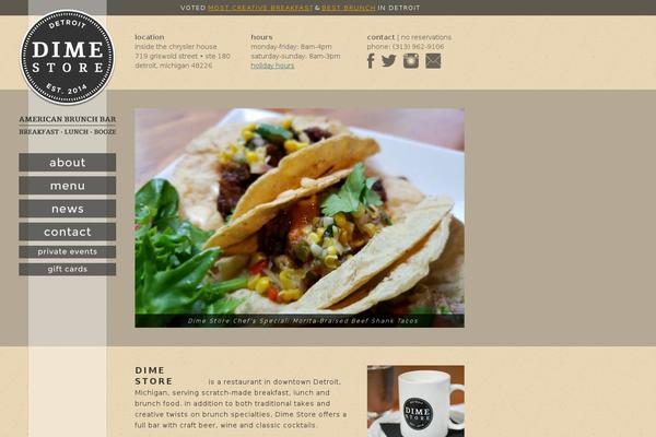 eatdimestore.com site used Dimestore2.1