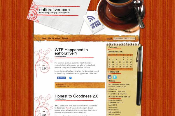 Morning Coffee theme site design template sample