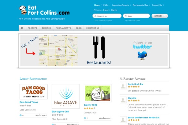 Geo Places v3 theme site design template sample