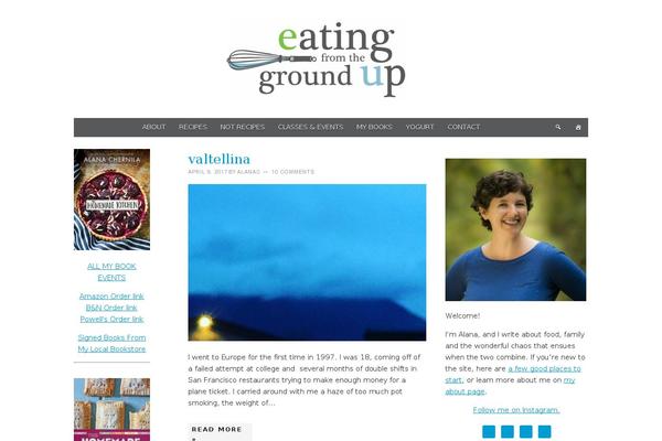 Foodie Pro theme site design template sample