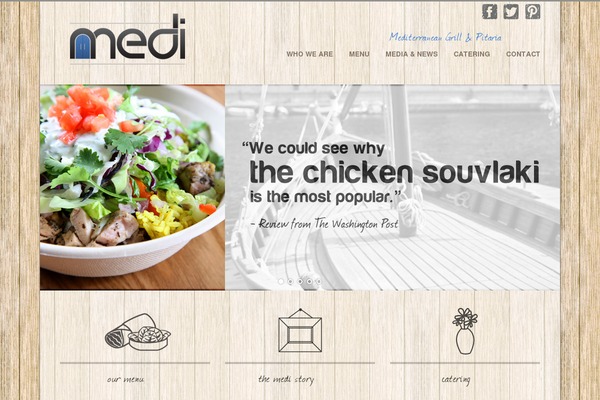 Medi theme site design template sample