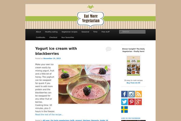 eatmorevegetarian.com site used Twenty Eleven