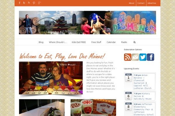 Site using Alpine PhotoTile for Pinterest plugin