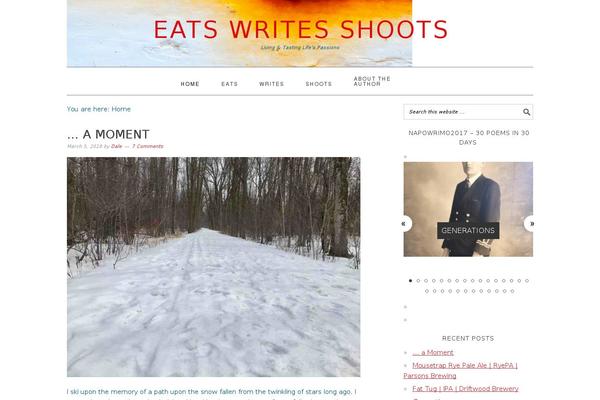 Foodie Pro theme site design template sample