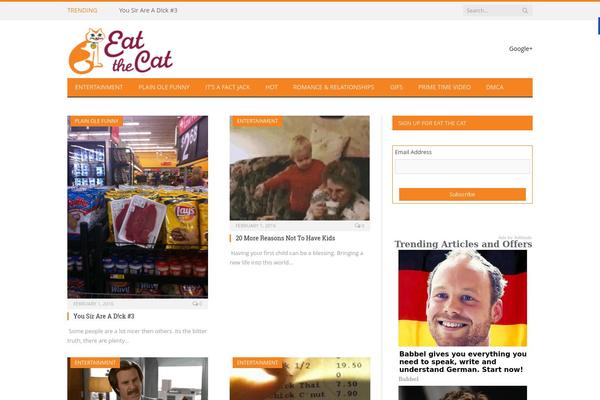 SmartMag theme site design template sample