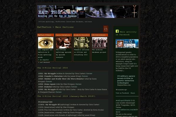 Aurora theme site design template sample