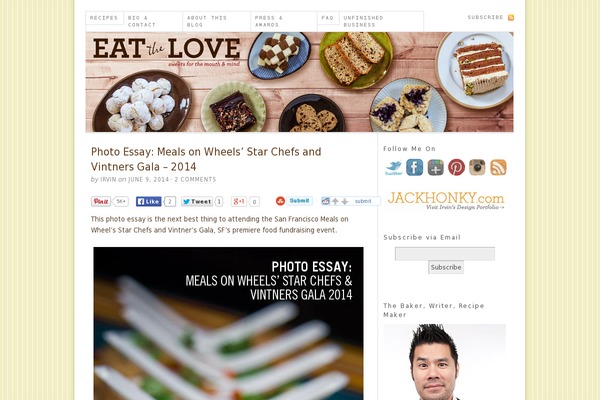 eatthelove.com site used Brunch-pro