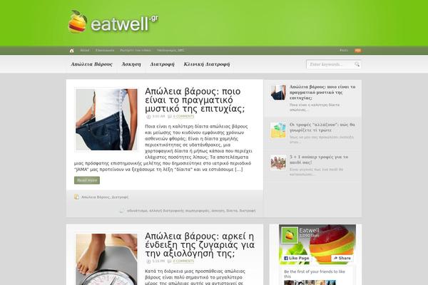 Headlines theme site design template sample
