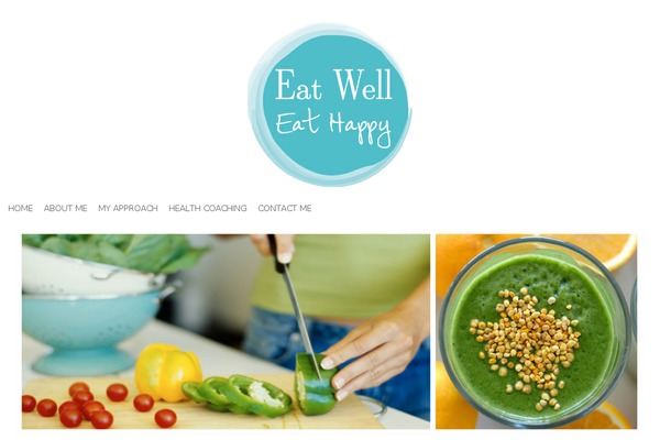 Food-blog theme site design template sample