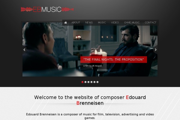 Silence theme site design template sample