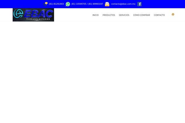 Site using Speed Contact Bar plugin