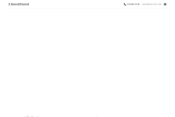 Palladio theme site design template sample