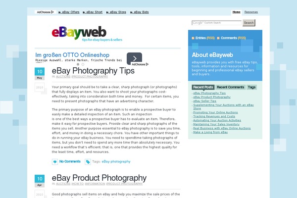 Compositio theme site design template sample