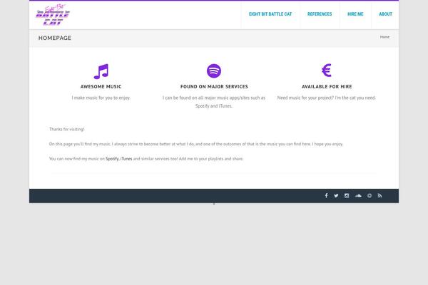 Commodore theme site design template sample