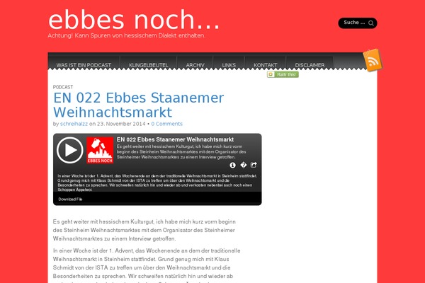 Site using Archives Calendar Widget plugin