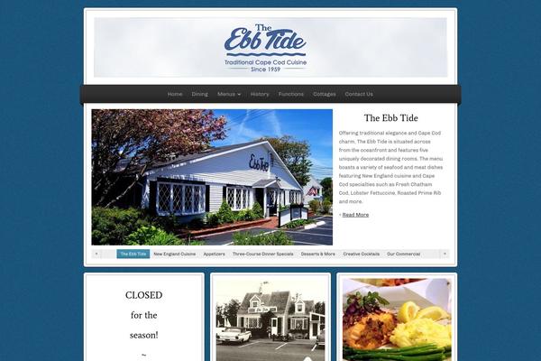 Restaurant theme site design template sample