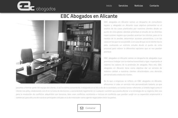 Enterprise Pro theme site design template sample