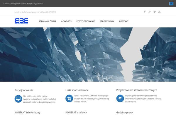Beep! theme site design template sample