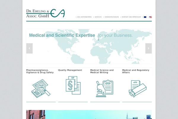Adapt theme site design template sample
