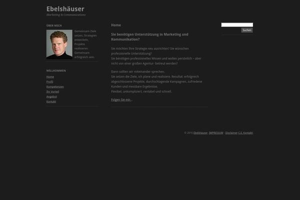 Ari theme site design template sample