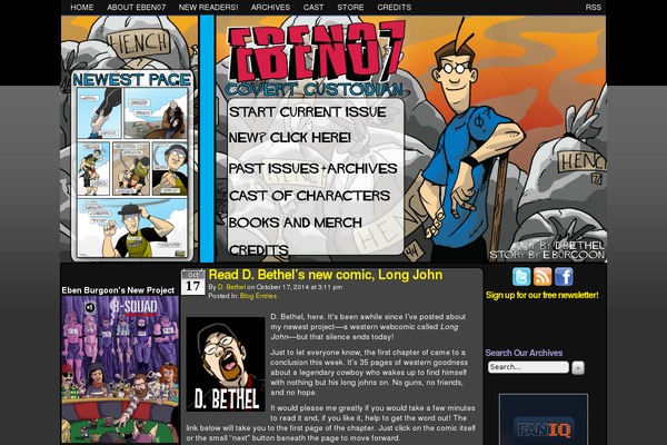 Site using Comic Easel plugin