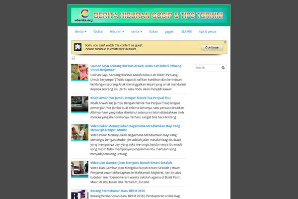 Blog Way theme site design template sample