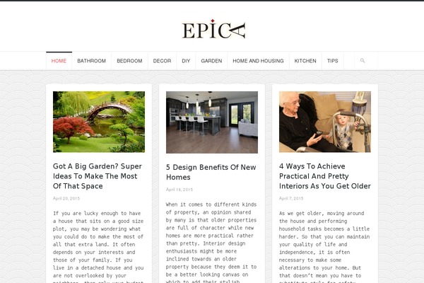 Hoarder theme site design template sample